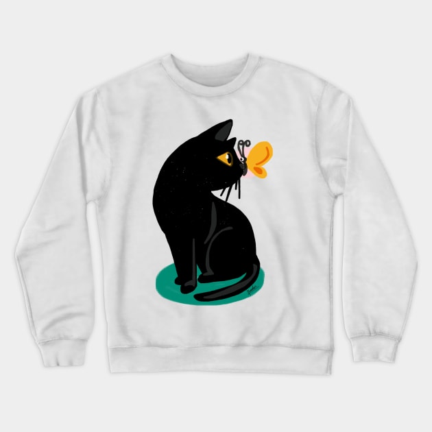 Lovely butterfly Crewneck Sweatshirt by BATKEI